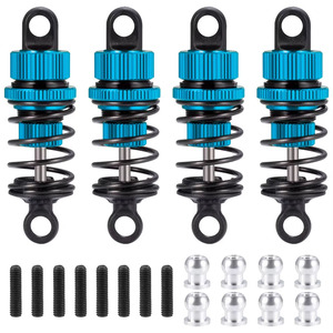 Pièces de réparation et d'entretien pour voiture RC <span class=keywords><strong>Tamiya</strong></span> <span class=keywords><strong>TT02</strong></span> 1/10 : Châssis métallique, support d'engrenage, plaque de fixation, capuchon d'amortisseur, support de bras, axe - Product Image 6