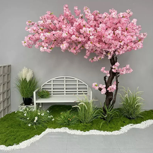 Tùy chỉnh Nhân Tạo Hoa Anh Đào cây vải màu hồng Bionic Sakura hoa vòm cây tán cây nhân tạo trang trí đám cưới - Product Image 2