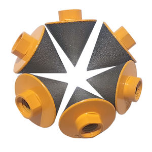 Vakum kaynaklı elmas pah koni büyütme, parlatma ve eğim en mevcut delikli - Product Image 3