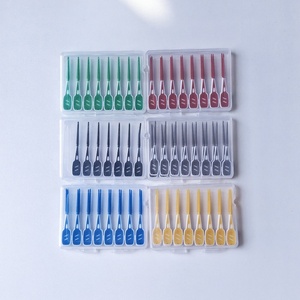 Cepillos interdentales desechables flexibles y supersuaves personalizados, cepillos para cuidado bucal, selecciones de goma para limpieza de encías, Dental personalizado - Product Image 5
