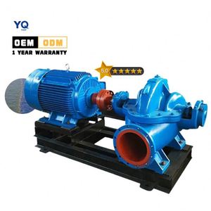 Bomba de Agua Eléctrica Industrial Horizontal de Doble Succión, Resistente a la Corrosión, de Alta Presión para Riego Agrícola - Product Image 1