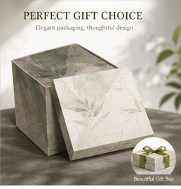 Luxury Green Botanical Drawer Advent Calendar <b>Box</b> with Pull Out Drawers Rigid Paperboard <b>Christmas</b> Gift Packaging for Beauty - Product Image 3
