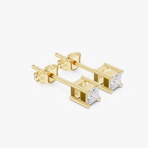 Pendientes de Diamantes Modernos Fabricados en India para Mujer, con Diseño Simple y Elegante, para Joyería de Moda Diaria, en Venta - Product Image 4