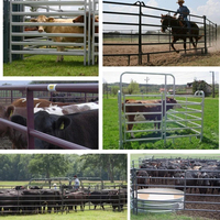 Paneles de Cerca para Ganado de Primera Calidad, 6 Rieles, para Caballos, Ovejas, Corrales y Corrales para Animales