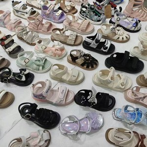 <span class=keywords><strong>Sandales</strong></span> romaines montantes décontractées à bout fermé pour petites filles, collection été 2024, nouvelle semelle souple antidérapante - Product Image 2