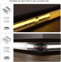 Accessoires Câble d'alimentation IP20 IP67 6mm 8mm 10mm Adaptateur de prise de fil sans soudure 2 3 4 5 Pin Led Strip Light Connector for Led