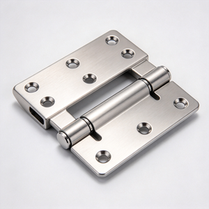 Charnière de porte à ressort en acier inoxydable, charnière à rebond à fermeture automatique, entrée et sortie bidirectionnelle, quincaillerie pour meubles - Product Image 2