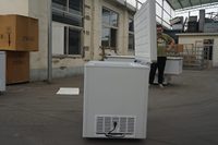 Congélateur vitrine à porte coulissante avec isolation en polyuréthane pour cuisine centrale