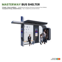 Parada de Autobús Inteligente con Diseño Urbano y Periférico, OEM/ODM, Fuente de Luz LED, Dimensiones