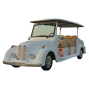 리조트 8 인용 클래식 골프 카 관광 전기 셔틀 버스