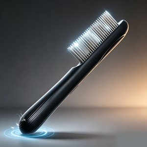 Nouvelle Brosse Électrique Rechargeable Anti-Puces pour Animaux de Compagnie, Peigne de Toilettage à Ions Négatifs pour l'Élimination des <span class=keywords><strong>Poux</strong></span> et des Tiques chez les Chats et les Chiens - Product Image 1
