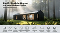 RMOB2 Moderno Contenedor Modular Desmontable de Acero Galvanizado de 20 pies/40 pies, Prefabricado, Inteligente, para Oficina en Casa o Exteriores