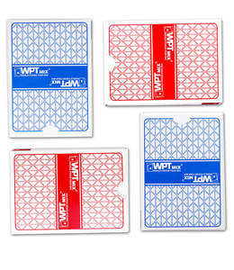 Cartas de Póker Oficiales WPT, de Cuerpo Ancho y Letra Grande, de PVC Plástico, Resistentes al Agua, con Acabado Esmerilado, para Casino - Product Image 3
