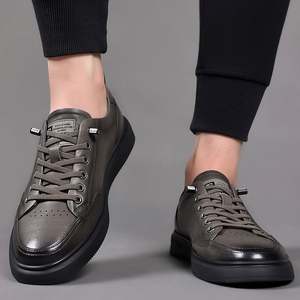 Zapatos Casuales de Cuero Vacuno de Primera Calidad, con Punta, Impermeables, con Cordones, Modernos y Elegantes para Oficina y Trabajo, para Hombre - Product Image 6