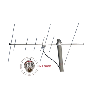 Antena Yagi Direccional de Doble Banda para Exteriores Silver144/430 MHz, Unidad Dipolo VHF UHF de Aleación de Aluminio, Vertical de Acero - Product Image 1