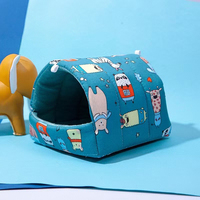 Cama Túnel para Hámster, Cama para Mascotas Pequeñas, Cama Cálida para Osos de Seda Dorada, Túnel de Juguete, Dormitorio Cómodo
