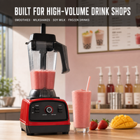 Mixeur Commercial 2,5 L Haute Performance Grande Vitesse pour Smoothies, Lait, Thé, Restaurant, Cuisine, Broyeur à Glace
