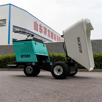 Mini-dumper à chenilles autonome avec moteur diesel, transporteur à chenilles compact, livraison gratuite, à vendre