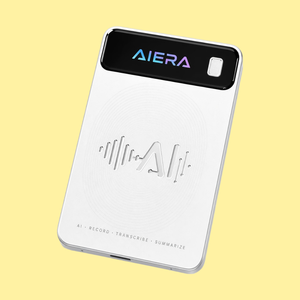 Registratore Vocale AI ChatGPT con 5 Microfoni, Dittafono Magnetico per Trascrizione, 54 Ore di Registrazione per Riunioni, Interviste, Lezioni e Affari - Product Image 1