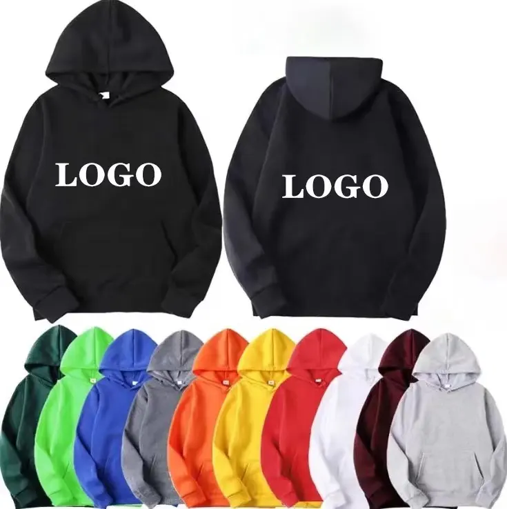 2022 toptan sıcak satmak yüksek kaliteli pamuk özel logo hoodie 100% polyester boş hoodies baskı