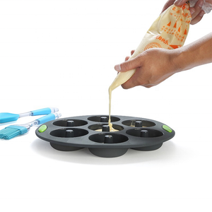 Fabricants de moules à pain en vente chaude, ensemble de 5 moules à pâtisserie en silicone, moules à gâteaux, moules à pain - Product Image 3