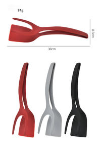 Pinzas y Espátula 2 en 1 para Cocina, Modelo Syh1092, para Freír Bistecs y Panqueques - Product Image 2