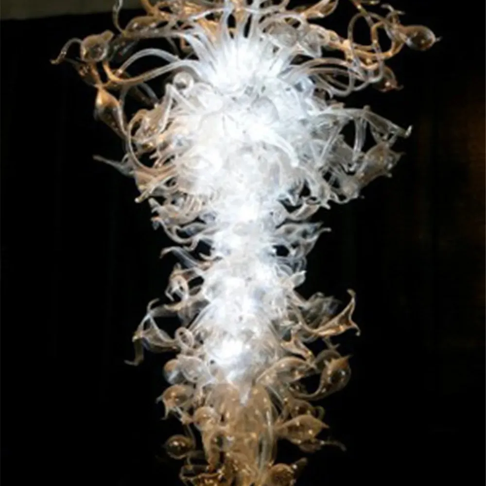 빈티지 다크 브라운 대형 천장 보드 인테리어 장식 모자이크 유리 펜던트 빛 무라노 유리 LED 샹들리에