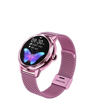Reloj Inteligente Femenino G208 con Pantalla TFT de 1.19" 240x240, Resistente al Agua IP67, Llamadas por Bluetooth, Monitor de Sueño y Frecuencia Cardíaca, Batería de 4 Días, Aplicación Dafit, Aleación