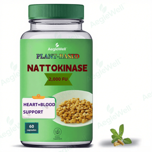 Aeglewell อาหารเสริม nattokinase 4000 <span class=keywords><strong>Fu</strong></span> <span class=keywords><strong>60</strong></span>แคปซูลยืนยาว nattokinase สำหรับการสนับสนุนทางสติปัญญา - Product Image 1