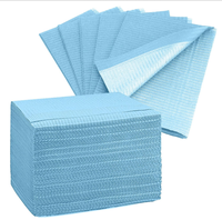 Bavette dentaire jetable / Coussinet pour ongles de haute qualité certifié CE 33x45cm pour usage hospitalier et dentaire