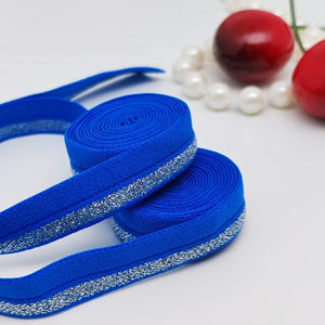 Sangles tissées multicolores en nylon élastique pour vêtements, décorations en dentelle, accessoires de couture DIY, sangles de soutien-gorge personnalisées de haute qualité – Vente directe usine - Product Image 2