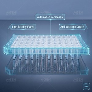 Demi-jupe 0.2ml transparent 96 plaque PCR - Product Image 4