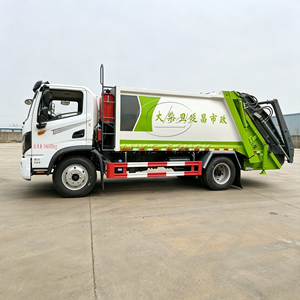 Camion compacteur à bras oscillant Dongfeng Huashen T3, camion de collecte des déchets de 8 m³ à 10 m³ avec certificat CE ISO - Product Image 3
