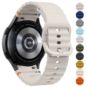 <span class=keywords><strong>Bracelet</strong></span> en silicone pour <span class=keywords><strong>Samsung</strong></span> Galaxy <span class=keywords><strong>Watch</strong></span> 7 6 <span class=keywords><strong>5</strong></span> 4 <span class=keywords><strong>44mm</strong></span> 40mm 5Pro 45mm, <span class=keywords><strong>bracelet</strong></span> pour Galaxy <span class=keywords><strong>Watch</strong></span> 6 Classic 43mm 47mm, <span class=keywords><strong>bracelet</strong></span> tendance - Product Image 1