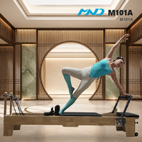 Machine de Pilates MND M101A (2) avec base en bois de caoutchouc pour revendeurs, équipement de fitness de qualité professionnelle pour studio de Pilates