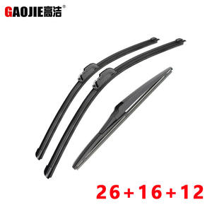 Balais d'essuie-glace sans cadre Gaojie pour Toyota Auris Mk1 2006-2012, essuie-glaces de pare-brise avant en caoutchouc synthétique, angle de raclage de 180 degrés - Product Image 2