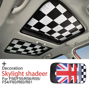 2PCS Pare-soleil de toit ouvrant de voiture pour Mini Cooper F54 F55 F56 F60 R55 R56 R60 R61 Heat Block <span class=keywords><strong>UV</strong></span> Parasol Accessoires de voiture - Product Image 2