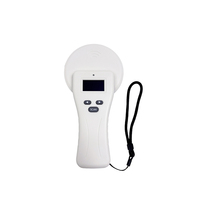 Lector de Microchip RFID HDX FDX-B/FDX-A de 134.2khz, Escáner de Identificación, 20,000 Registros, Etiqueta de Oreja de 30mm para Bovinos/Ganado/Vacas Lecheras/Ovejas/Cabras