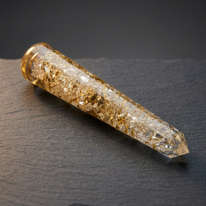 Clear Crystal Quartz Orgone Facetted Massage Wands Wholesale Crystal Crafts Reiki Minerals <b>Orgonite</b> Energetic Products for Sale - Product Image 2