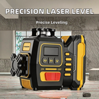Niveau laser de précision industriel personnalisable DIY, classe 2, 12 lignes, lumière verte, batterie Li-Ion, auto-nivelant, pour la construction, réglable