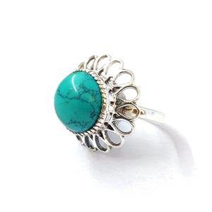 แหวนเทอร์ควอยซ์ เงินแท้ 925 แหวนพลอยเทอร์ควอยซ์ งานแฮนด์เมด คอลเลคชั่นแหวนสวยๆ เครื่องประดับเงิน ราคาขายส่ง - Product Image 1