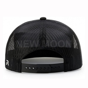 High Quality 3D Embroidery Custom Silk Screen Logo Sports Trucker Hat 3D Mesh Foam Trucker Hat Unisex - Product Image 4