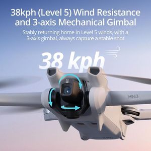 DJI <span class=keywords><strong>Mini</strong></span> 3 Bay Hơn Combo Trọng Lượng Nhẹ 4K Máy Ảnh Drone Cho Người Lớn 38-Min Thời Gian Bay 32800ft Truyền Video Dọc - Product Image 5