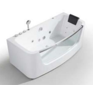 Di lusso moderno acrilico Jakuzzi vasca da bagno interna idromassaggio in fibra di vetro doppio idromassaggio Jaccuzi Spa vasca da bagno - Product Image 5