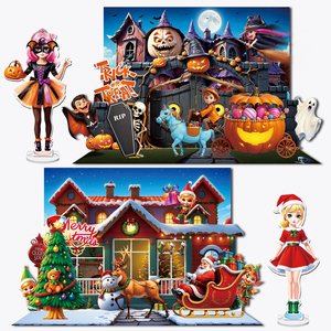 OEM ODM Custom Children Education Story Activity Pop-up <strong>Hand</strong> <strong>Made</strong> Perfect Binding Hard Cover Offset <strong>Paper</strong> Book Printing - Product Image 6