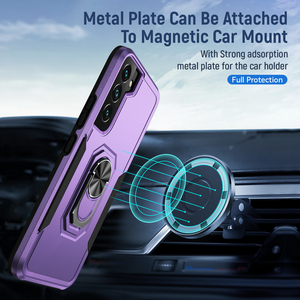 Hot bán 2 trong 1 Đối xứng 360 bảo vệ đầy đủ điện thoại di động Trường hợp đối với điện thoại 15 14 13 7 8 x Samsung với tấm kim loại - Product Image 2