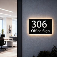 Lampes murales solaires LED modernes argentées IP65, étanches, pour extérieur, jardin, numéros d'adresse, panneaux de maison, plaque de porte de cour