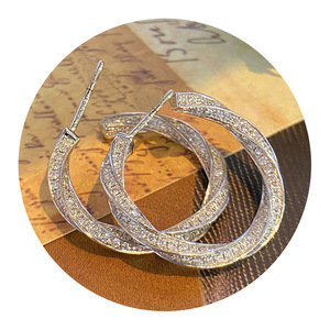 Pendientes de Aro en Forma de C para Mujer, Diseño en Espiral, Accesorios para la Oreja de Uso Diario - Product Image 5