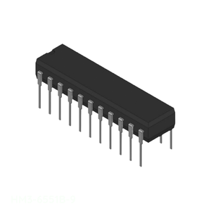 Memoria 22 DIP (0.400 "10,16mm) Canal de fabricante de componentes de circuito electrónico de HM3-6551B-9 - Product Image 1