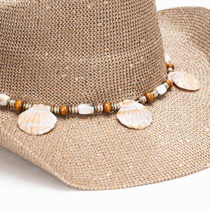 Nuevo Sombrero de <span class=keywords><strong>Jazz</strong></span> con Lentejuelas Estilo Bohemio para Hombre y Mujer, Sombrero Fedora para Vacaciones en la Playa, Sombrero Vaquero Occidental, Gorra de Moda para Protección Solar - Product Image 6